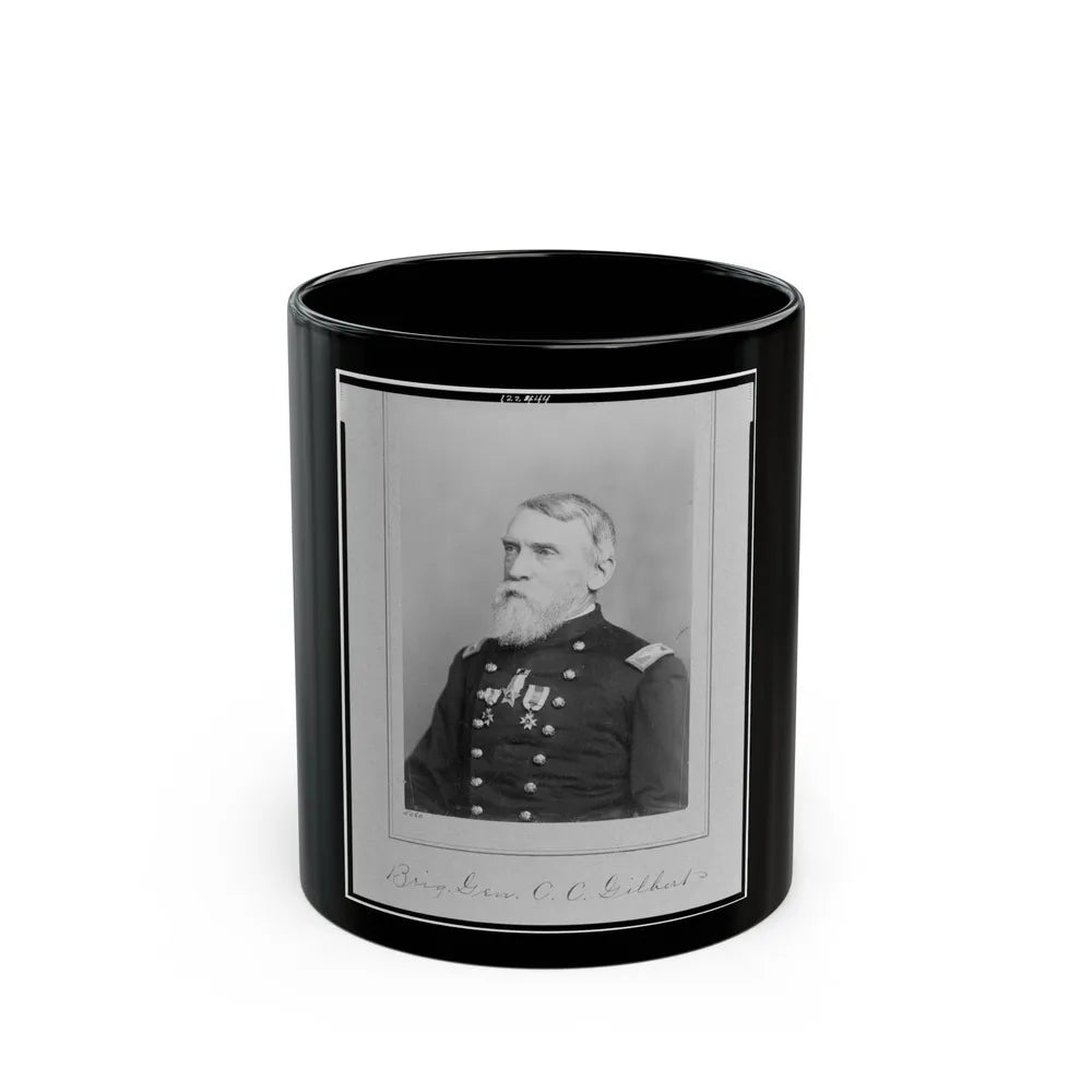 Brig. Gen. C.C. Gilbert (U.S. Civil War) Black Coffee Mug-11oz-Go Mug Yourself