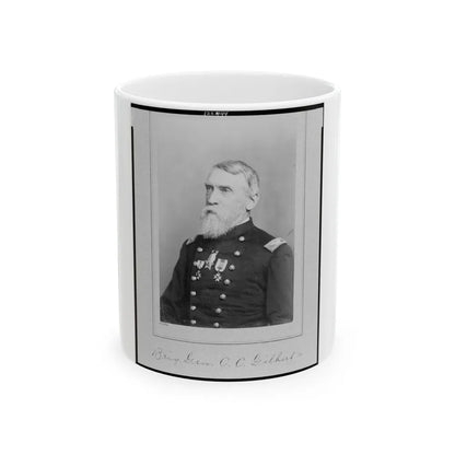 Brig. Gen. C.C. Gilbert (U.S. Civil War) White Coffee Mug-11oz-Go Mug Yourself