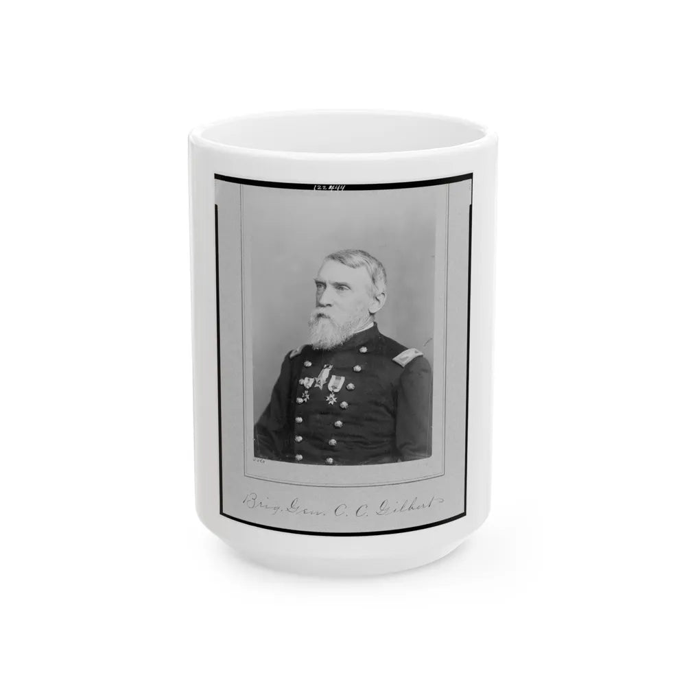 Brig. Gen. C.C. Gilbert (U.S. Civil War) White Coffee Mug-15oz-Go Mug Yourself