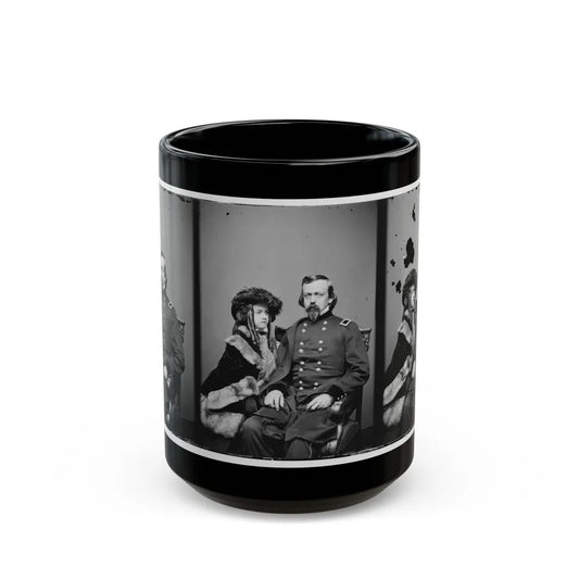 Brig. Gen. Charles P. Stone, & Daughter Hettie (U.S. Civil War) Black Coffee Mug-15oz-Go Mug Yourself