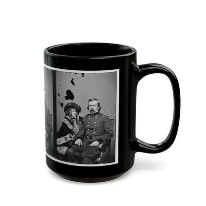 Brig. Gen. Charles P. Stone, & Daughter Hettie (U.S. Civil War) Black Coffee Mug-Go Mug Yourself