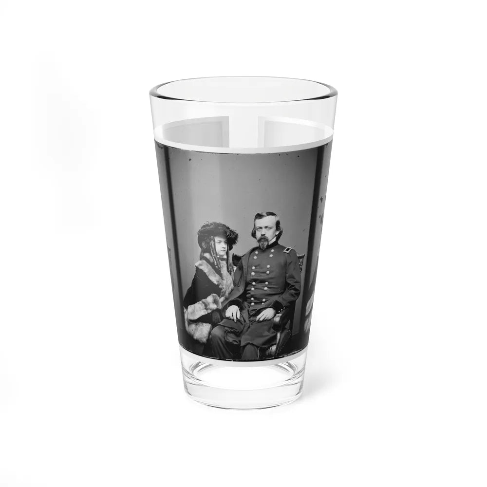 Brig. Gen. Charles P. Stone, & Daughter Hettie (U.S. Civil War) Pint Glass 16oz-16oz-Go Mug Yourself