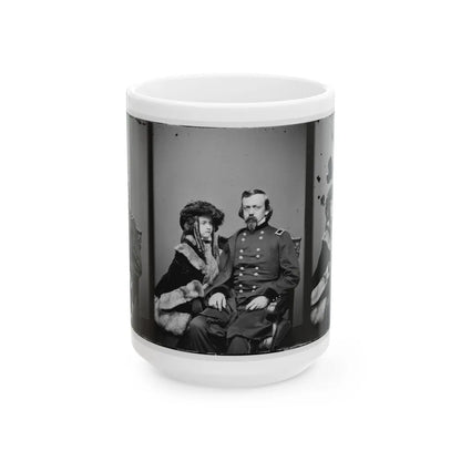 Brig. Gen. Charles P. Stone, & Daughter Hettie (U.S. Civil War) White Coffee Mug-15oz-Go Mug Yourself