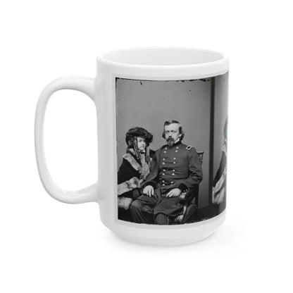 Brig. Gen. Charles P. Stone, & Daughter Hettie (U.S. Civil War) White Coffee Mug-Go Mug Yourself