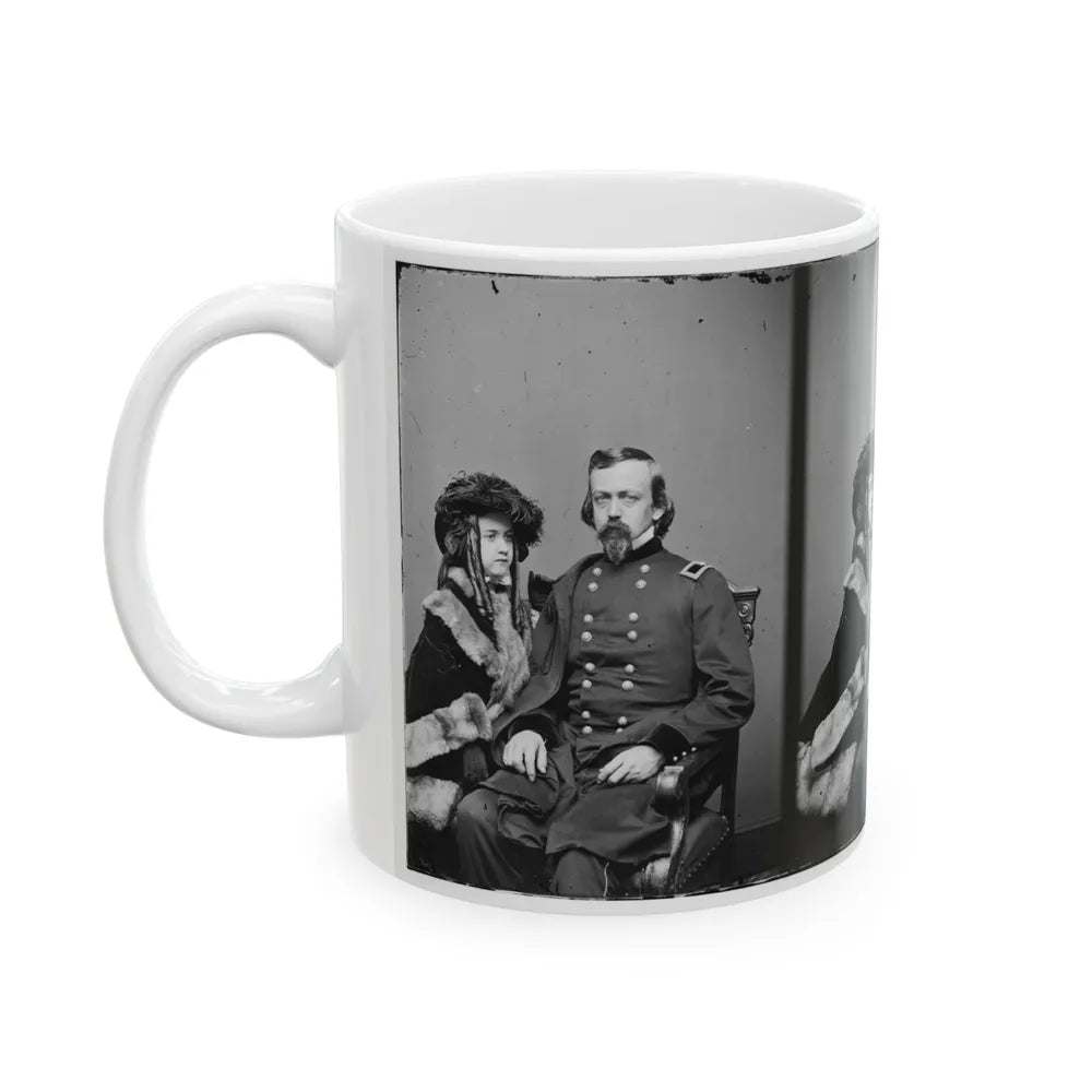 Brig. Gen. Charles P. Stone, & Daughter Hettie (U.S. Civil War) White Coffee Mug-Go Mug Yourself