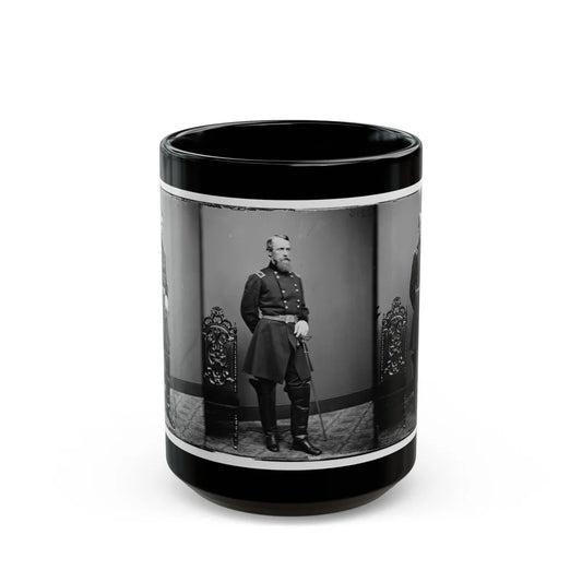 Brig. Gen. David B. Birney (U.S. Civil War) Black Coffee Mug-15oz-Go Mug Yourself