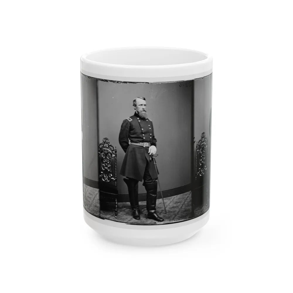 Brig. Gen. David B. Birney (U.S. Civil War) White Coffee Mug-15oz-Go Mug Yourself