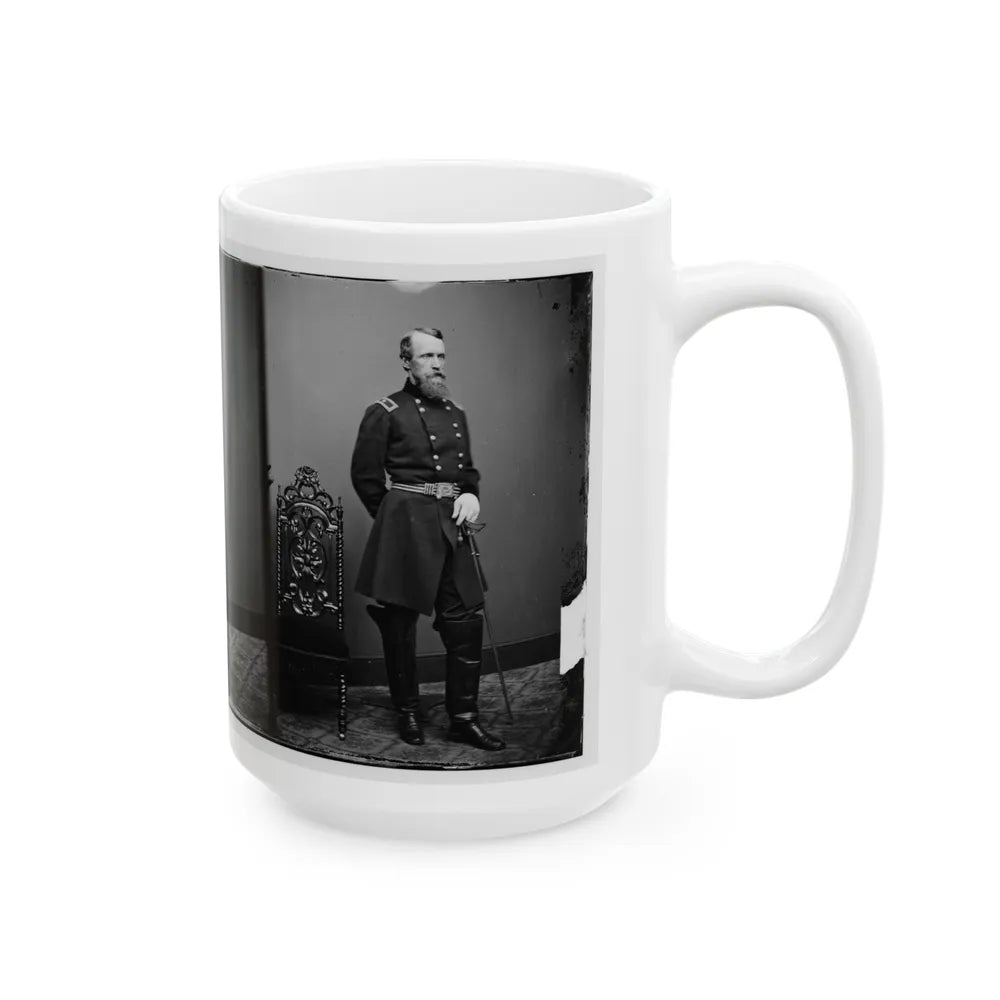 Brig. Gen. David B. Birney (U.S. Civil War) White Coffee Mug-Go Mug Yourself