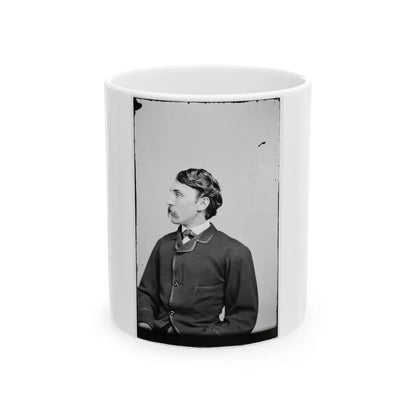 Brig. Gen. Edwin H. Stoughton, Col. 4th Vermont 001 (U.S. Civil War) White Coffee Mug-11oz-Go Mug Yourself