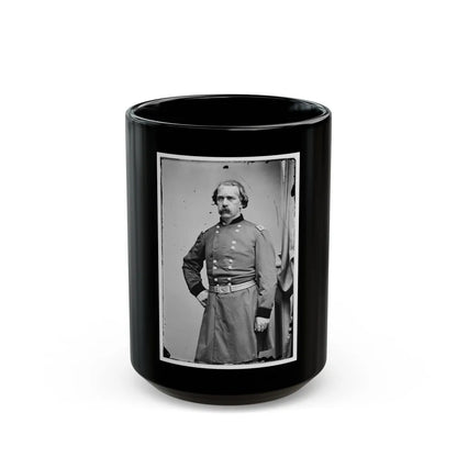 Brig. Gen. J. Hobart Ward 001 (U.S. Civil War) Black Coffee Mug-15oz-Go Mug Yourself