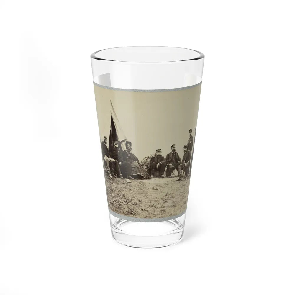 Brig. Gen. J. J. Abercrombie And Group (U.S. Civil War) Pint Glass 16oz-16oz-Go Mug Yourself