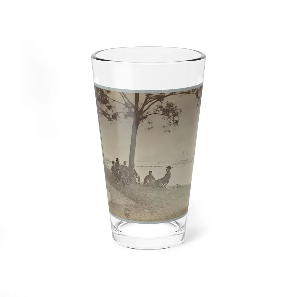 Brig. Gen. J. J. Abercrombie And Staff (U.S. Civil War) Pint Glass 16oz-16oz-Go Mug Yourself