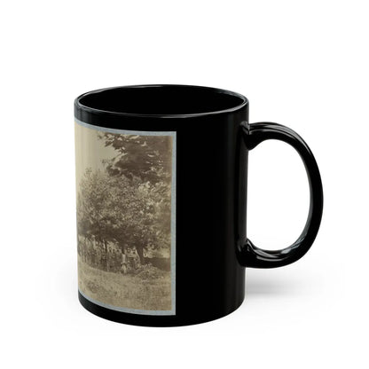 Brig. Gen. J. J. Abercrombie And Staff(2) (U.S. Civil War) Black Coffee Mug-Go Mug Yourself