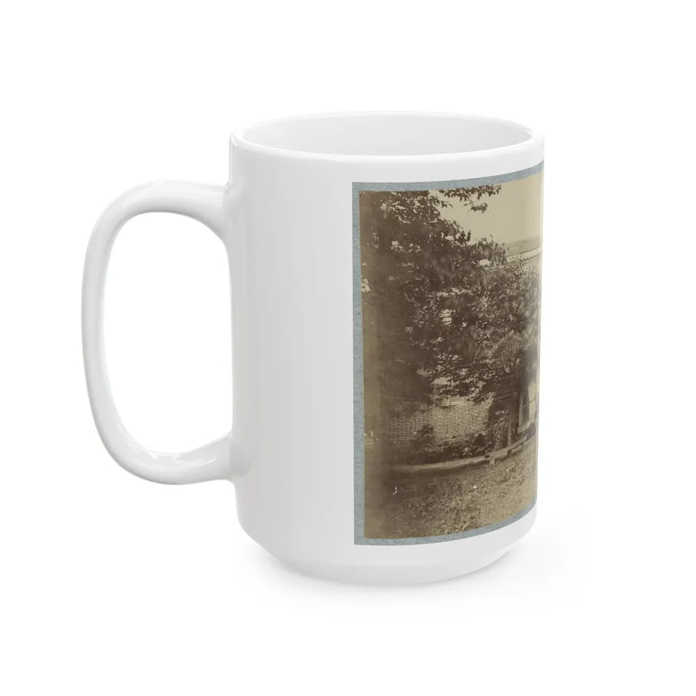 Brig. Gen. J. J. Abercrombie And Staff(2) (U.S. Civil War) White Coffee Mug-Go Mug Yourself