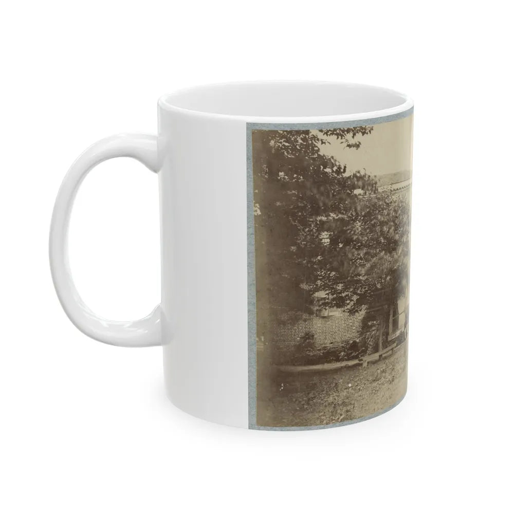 Brig. Gen. J. J. Abercrombie And Staff(2) (U.S. Civil War) White Coffee Mug-Go Mug Yourself