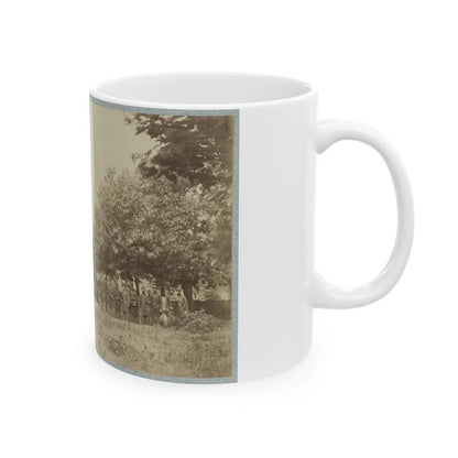 Brig. Gen. J. J. Abercrombie And Staff(2) (U.S. Civil War) White Coffee Mug-Go Mug Yourself