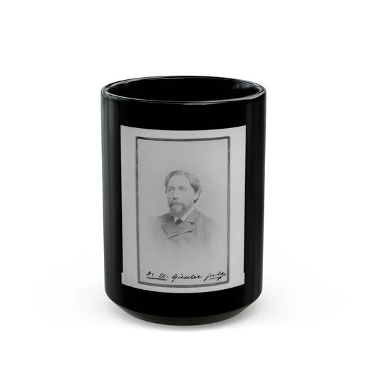 Brig. Gen. John Bratton, C.S.A., Head-And-Shoulders Portrait, Facing Right (U.S. Civil War) Black Coffee Mug-15oz-Go Mug Yourself