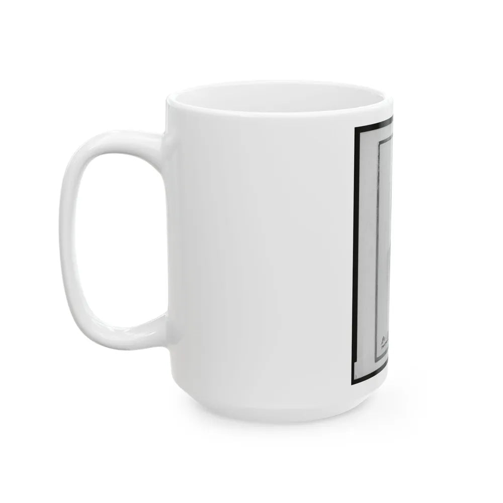 Brig. Gen. John Bratton, C.S.A., Head-And-Shoulders Portrait, Facing Right (U.S. Civil War) White Coffee Mug-Go Mug Yourself