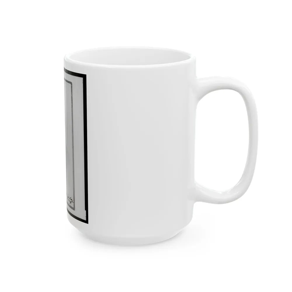 Brig. Gen. John Bratton, C.S.A., Head-And-Shoulders Portrait, Facing Right (U.S. Civil War) White Coffee Mug-Go Mug Yourself
