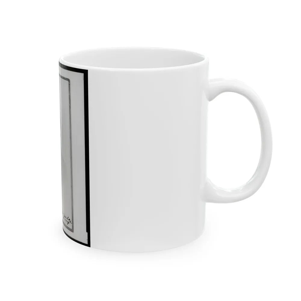 Brig. Gen. John Bratton, C.S.A., Head-And-Shoulders Portrait, Facing Right (U.S. Civil War) White Coffee Mug-Go Mug Yourself