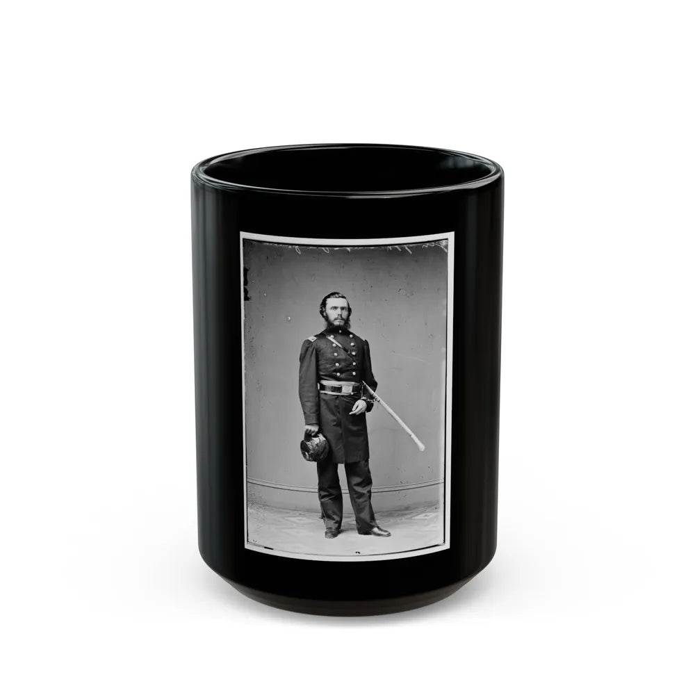 Brig. Gen. John Riggin 001 (U.S. Civil War) Black Coffee Mug-15oz-Go Mug Yourself