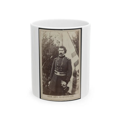 Brig. Gen. Martindale (U.S. Civil War) White Coffee Mug-11oz-Go Mug Yourself