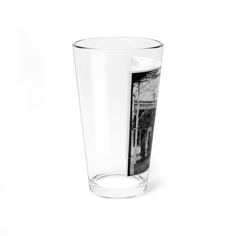 Brig. Gen. Mathew Martin Burke & Staff. (U.S. Civil War) Pint Glass 16oz-Go Mug Yourself