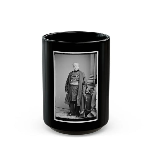 Brig. Gen. Richard S. Satterlee (U.S. Civil War) Black Coffee Mug-15oz-Go Mug Yourself