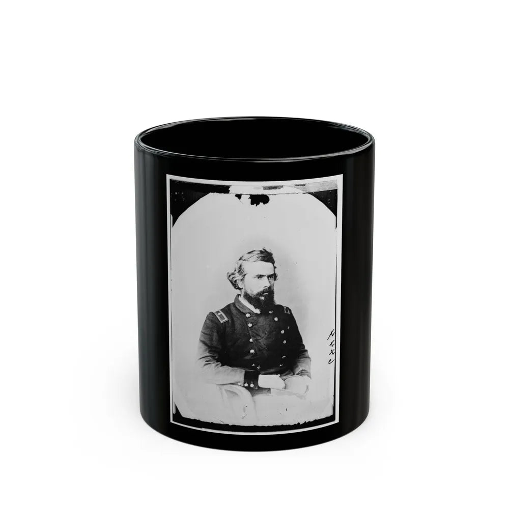 Brig. Gen. Truman Seymour, Capt. At Fort Sumter, 1861 002 (U.S. Civil War) Black Coffee Mug-11oz-Go Mug Yourself