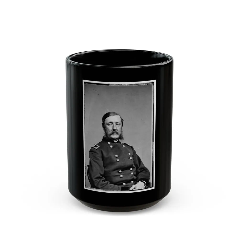 Brig. Gen. Wm. F. Barry (U.S. Civil War) Black Coffee Mug-15oz-Go Mug Yourself