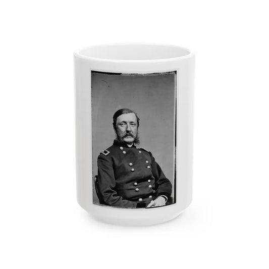 Brig. Gen. Wm. F. Barry (U.S. Civil War) White Coffee Mug-15oz-Go Mug Yourself