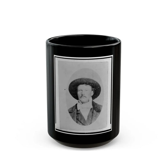 Brig. General Archibald Campbell Godwin, Head-And-Shoulders Portrait, Facing Slightly Left (U.S. Civil War) Black Coffee Mug-15oz-Go Mug Yourself