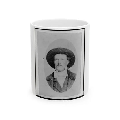 Brig. General Archibald Campbell Godwin, Head-And-Shoulders Portrait, Facing Slightly Left (U.S. Civil War) White Coffee Mug-11oz-Go Mug Yourself