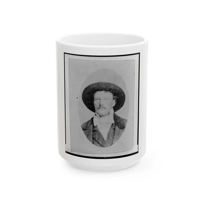 Brig. General Archibald Campbell Godwin, Head-And-Shoulders Portrait, Facing Slightly Left (U.S. Civil War) White Coffee Mug-15oz-Go Mug Yourself