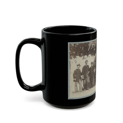 Brig. General J. H. Ledlie And Staff (U.S. Civil War) Black Coffee Mug-Go Mug Yourself