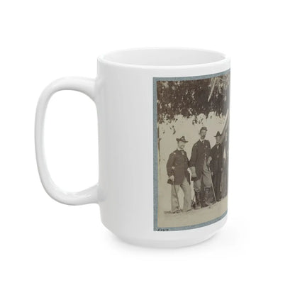 Brig. General J. H. Ledlie And Staff (U.S. Civil War) White Coffee Mug-Go Mug Yourself