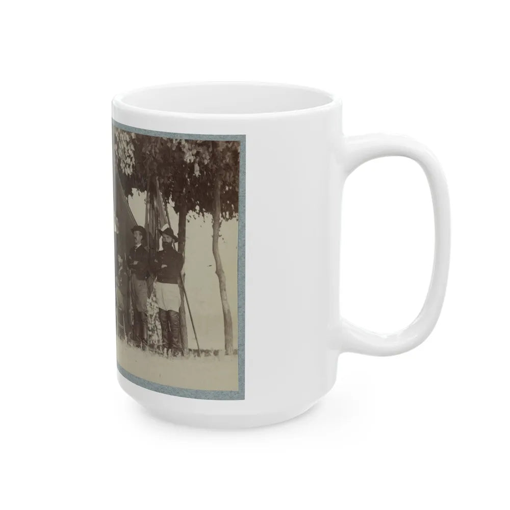 Brig. General J. H. Ledlie And Staff (U.S. Civil War) White Coffee Mug-Go Mug Yourself