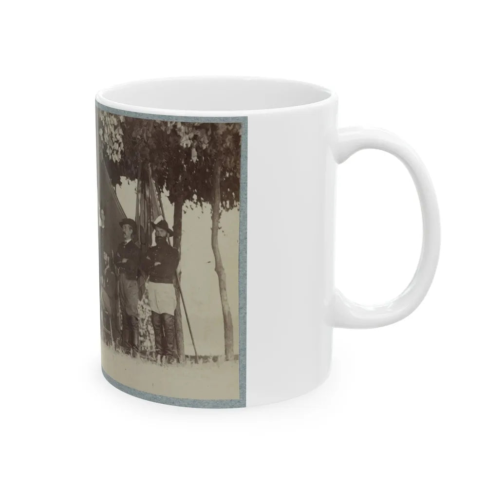 Brig. General J. H. Ledlie And Staff (U.S. Civil War) White Coffee Mug-Go Mug Yourself