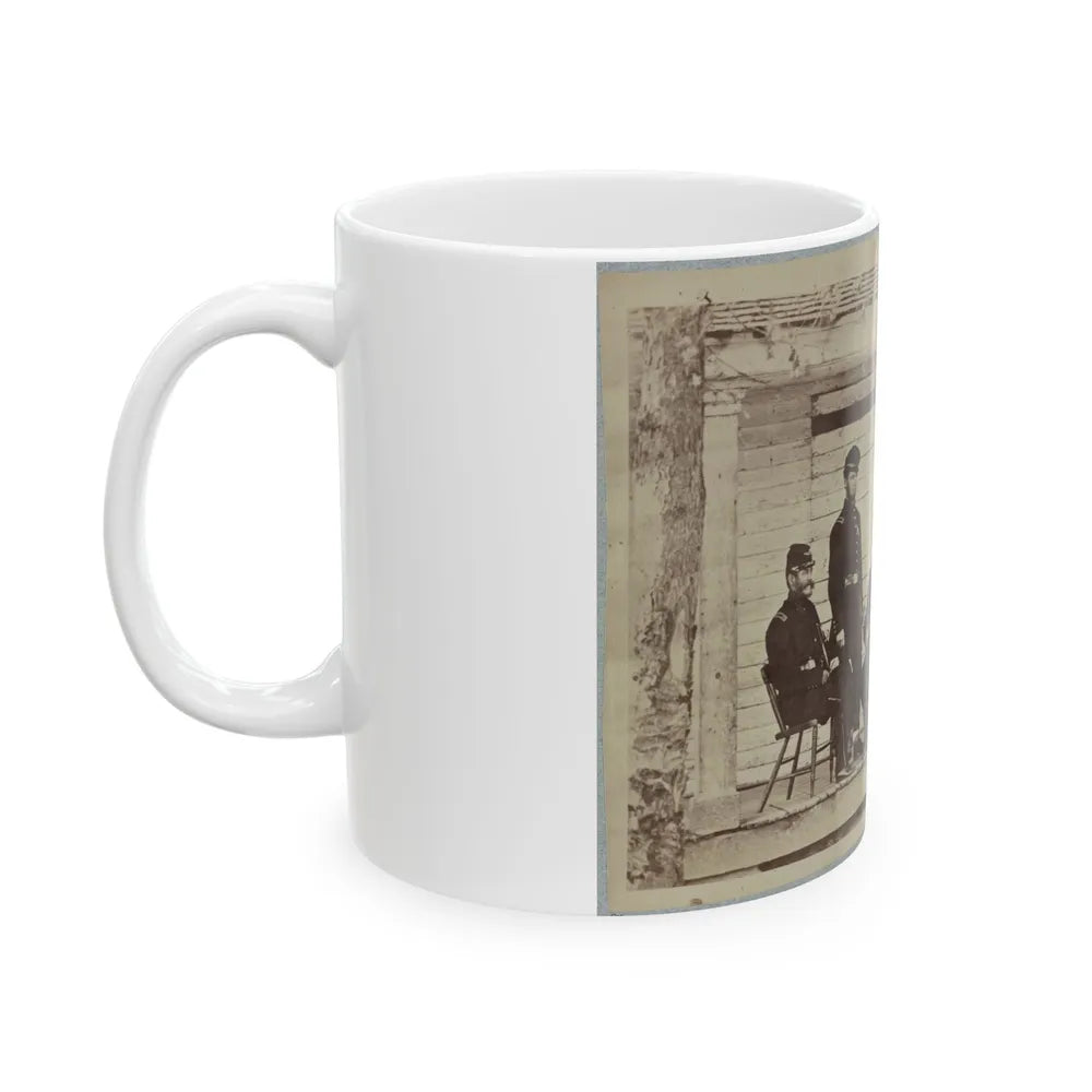 Brig. General J. S. Wadsworth And Staff (U.S. Civil War) White Coffee Mug-Go Mug Yourself