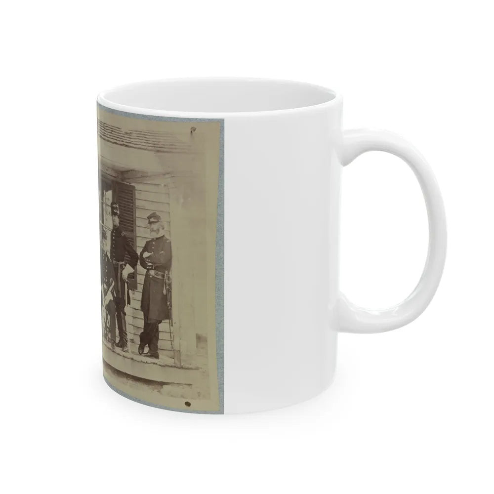 Brig. General J. S. Wadsworth And Staff (U.S. Civil War) White Coffee Mug-Go Mug Yourself