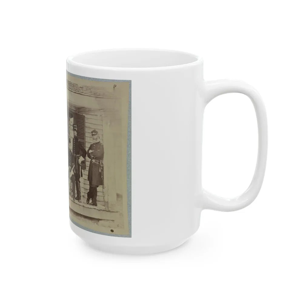 Brig. General J. S. Wadsworth And Staff (U.S. Civil War) White Coffee Mug-Go Mug Yourself