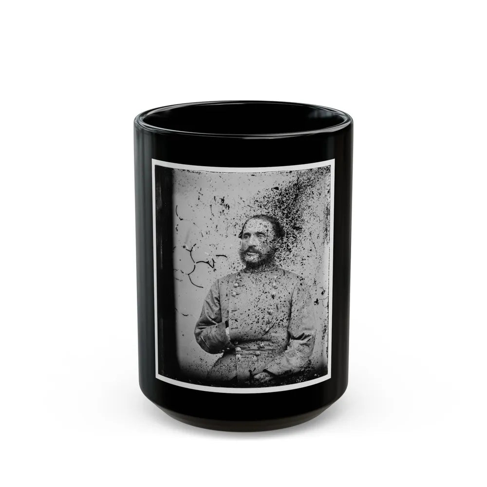 Brig. General Thomas L. Clingman, Half-Length Portrait, Seated, Facing Left (U.S. Civil War) Black Coffee Mug-15oz-Go Mug Yourself