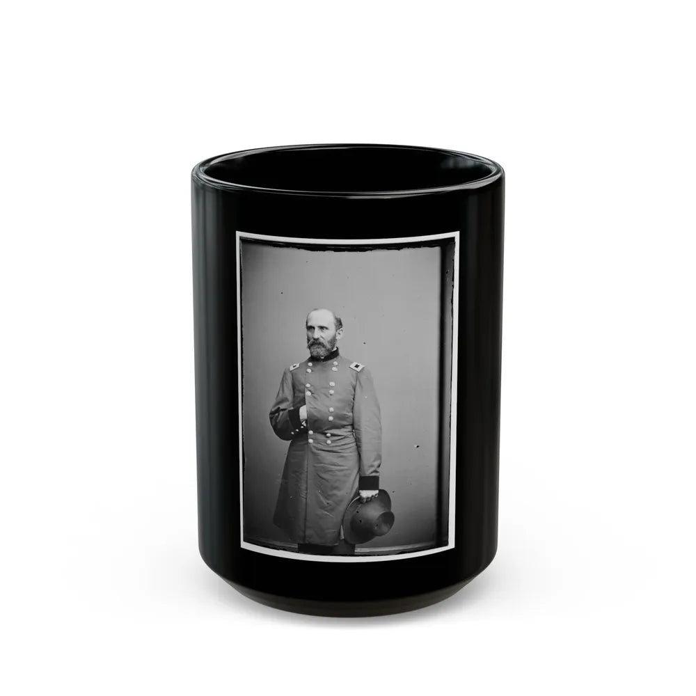 Brig. Maj. Gen. Rufus Saxton (U.S. Civil War) Black Coffee Mug-15oz-Go Mug Yourself