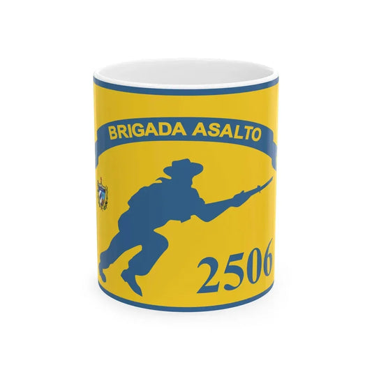 Brigade 2506 flag (Cuba) White Coffee Mug 11oz - Go Mug Yourself