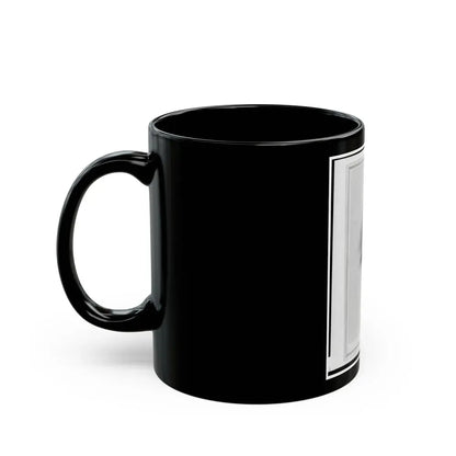 Brigade Commisariat Captain Edward Mueller, Union Officer In The 32nd Indiana Regiment, Bust Portrait, Facing Front (U.S. Civil War) Black Coffee Mug - Go Mug Yourself