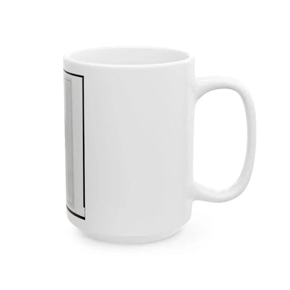 Brigade Commisariat Captain Edward Mueller, Union Officer In The 32nd Indiana Regiment, Bust Portrait, Facing Front (U.S. Civil War) White Coffee Mug - Go Mug Yourself