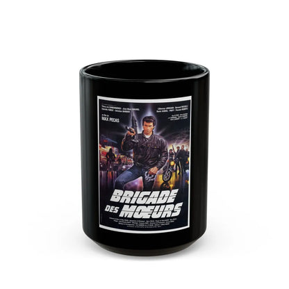 BRIGADE OF DEATH 1985 Movie Poster - Black Coffee Mug-15oz-Go Mug Yourself