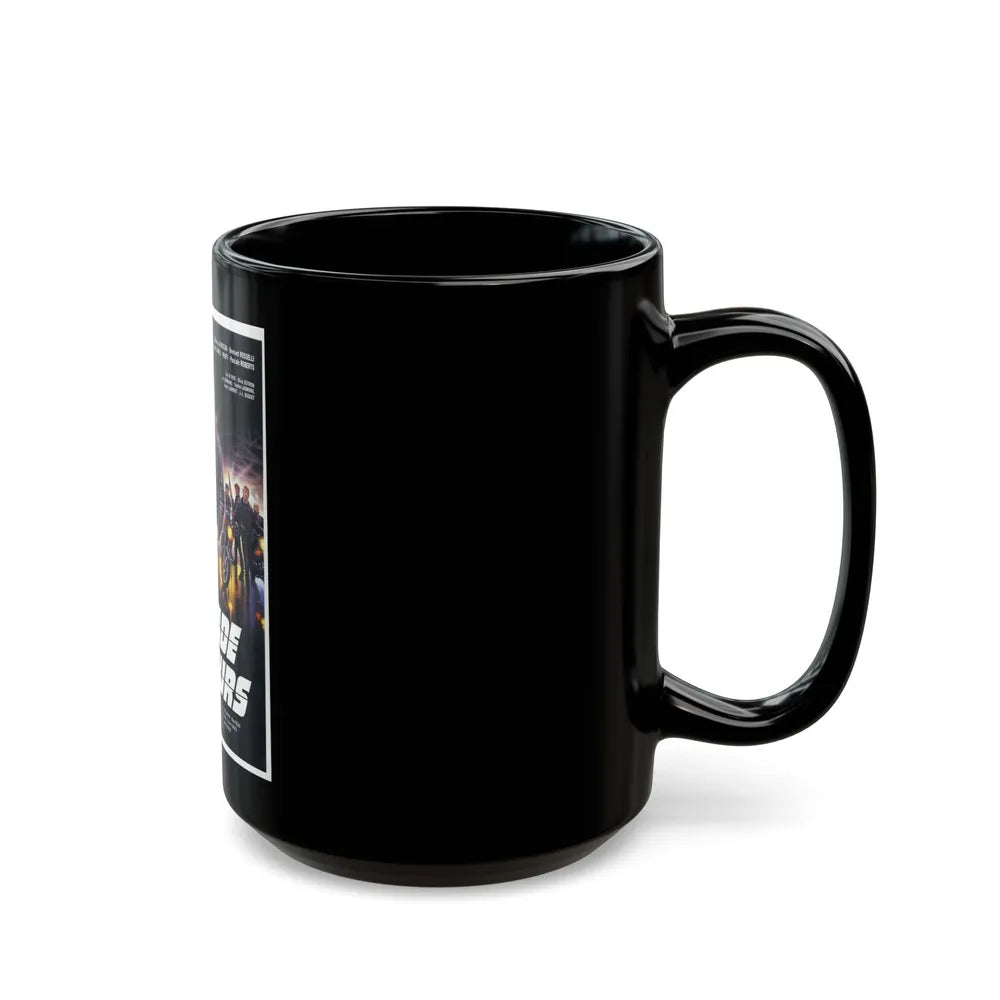 BRIGADE OF DEATH 1985 Movie Poster - Black Coffee Mug-Go Mug Yourself