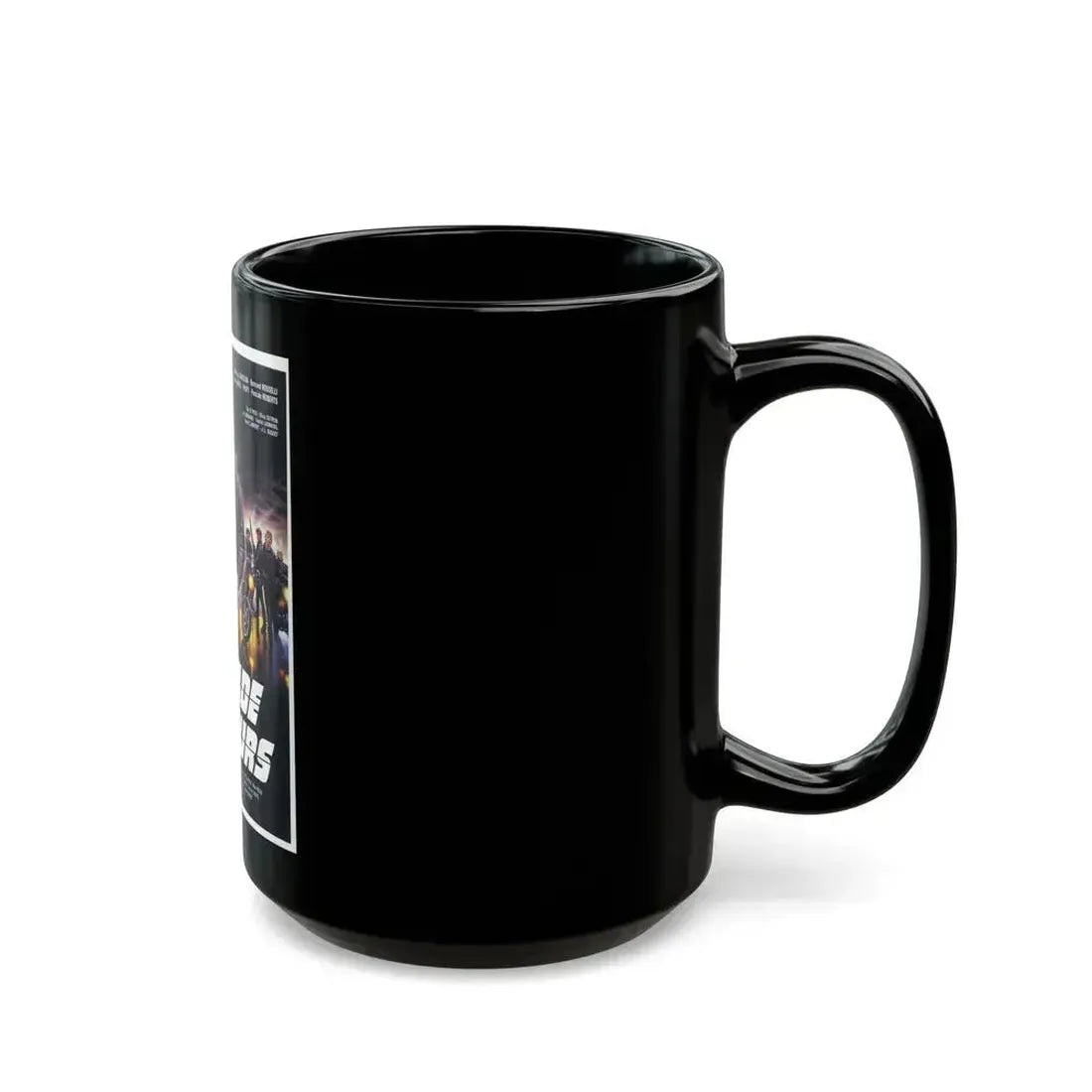 BRIGADE OF DEATH 1985 Movie Poster - Black Coffee Mug - Go Mug Yourself