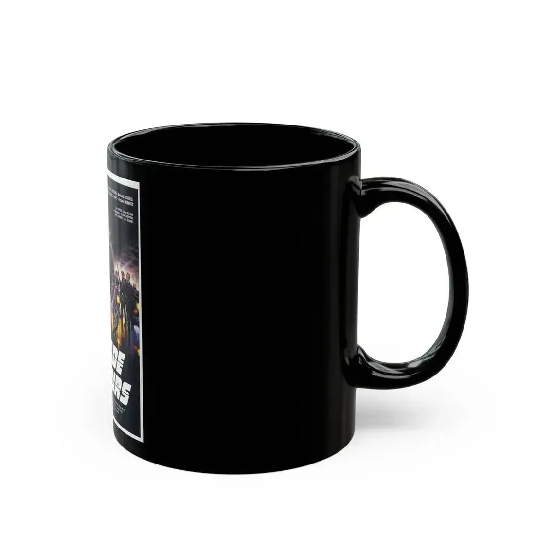 BRIGADE OF DEATH 1985 Movie Poster - Black Coffee Mug - Go Mug Yourself
